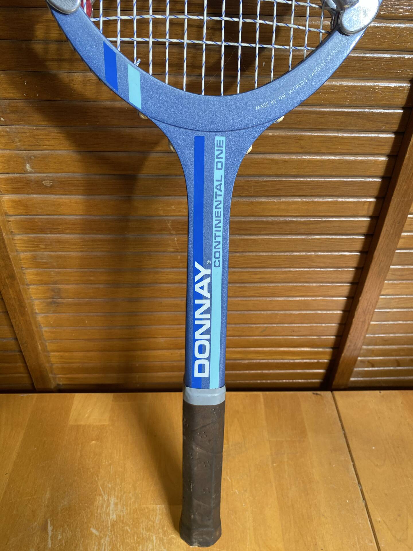 Old tennis racket donnay continental one wood + vintage zéphyr
