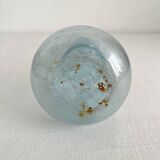 Vintage Biot twisted bubble blown glass soliflore vase