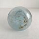 Vintage Biot blown glass soliflore vase with twisted bubbles