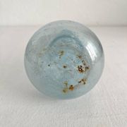 Vase soliflore en verre soufflé bullé torsadé Biot vintage