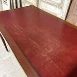 Louis XVI style flat desk in mahogany from around 1950.