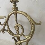 Pair of 19th century bronze candlesticks