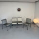 4 Italian design aluminum chairs from the 90s Calligaris Italy
