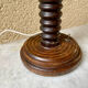 Wooden lamp base turned in the style of Charles Dudouyt, 1960s.