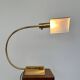 Lampe design de bureau ou de table Vintage en laiton de Boulanger Belgique 1970