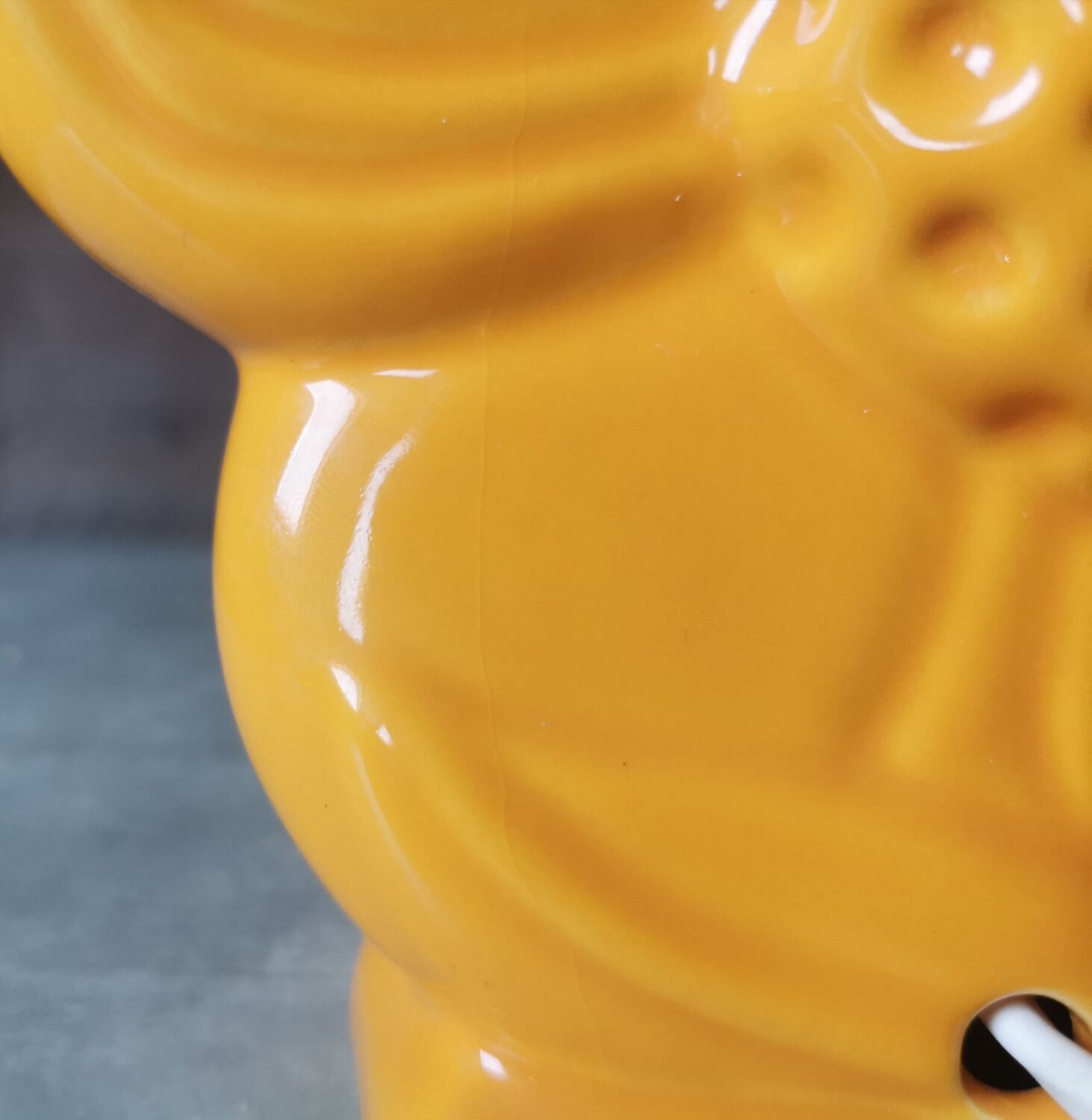 Vintage lamp flower marguerite