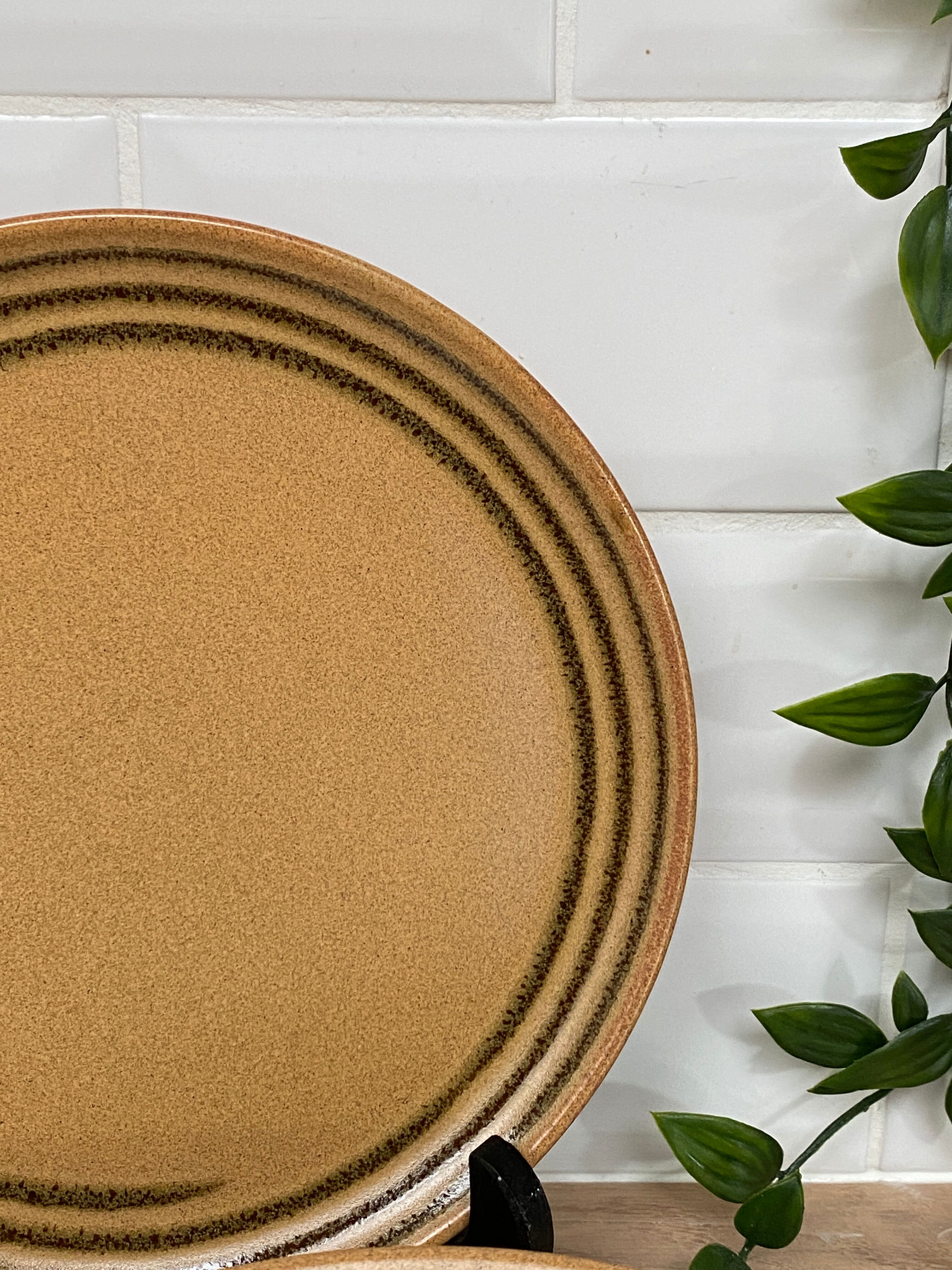 Set de 8 assiettes à dessert en grès Sarreguemines