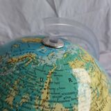 Luminous terrestrial globe