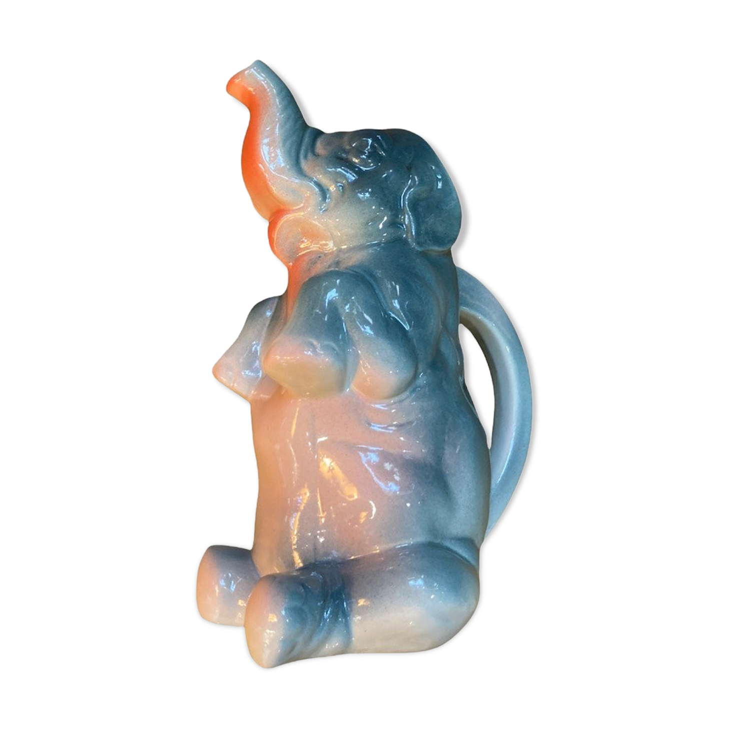 Pitcher in slurry zoomorph elephant 1950