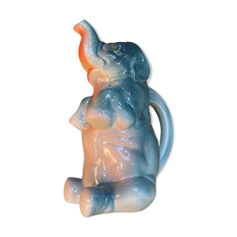 Pitcher in slurry zoomorph elephant 1950
