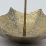 Umbrella brass trinket bowl