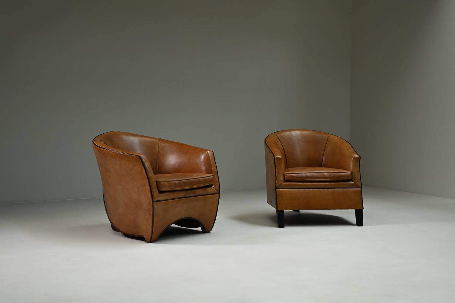 Set Cocoon & Charel armchairs by Bart van Bekhoven for Artistiek, 1990s.