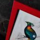 Color lithograph, Gallinaceous, JC Fournier