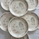 Lot of 7 flat plates with Japanese inspiration.