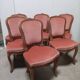 6 chaises Louis xv