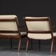 2x Easy Chair Ole Wanscher model PJ112 Mahagoni Denmark 1940s