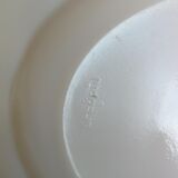 Grand Plat Oval Arcopal Veronica Myosotis Blue Flowers Opaline Vintage Retro