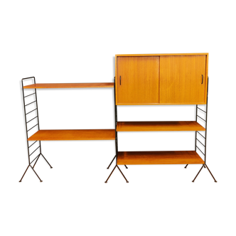 Mid Century wandsyteem | Vintage - boekenkast