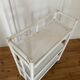Bookcase vintage rattan standing shelf