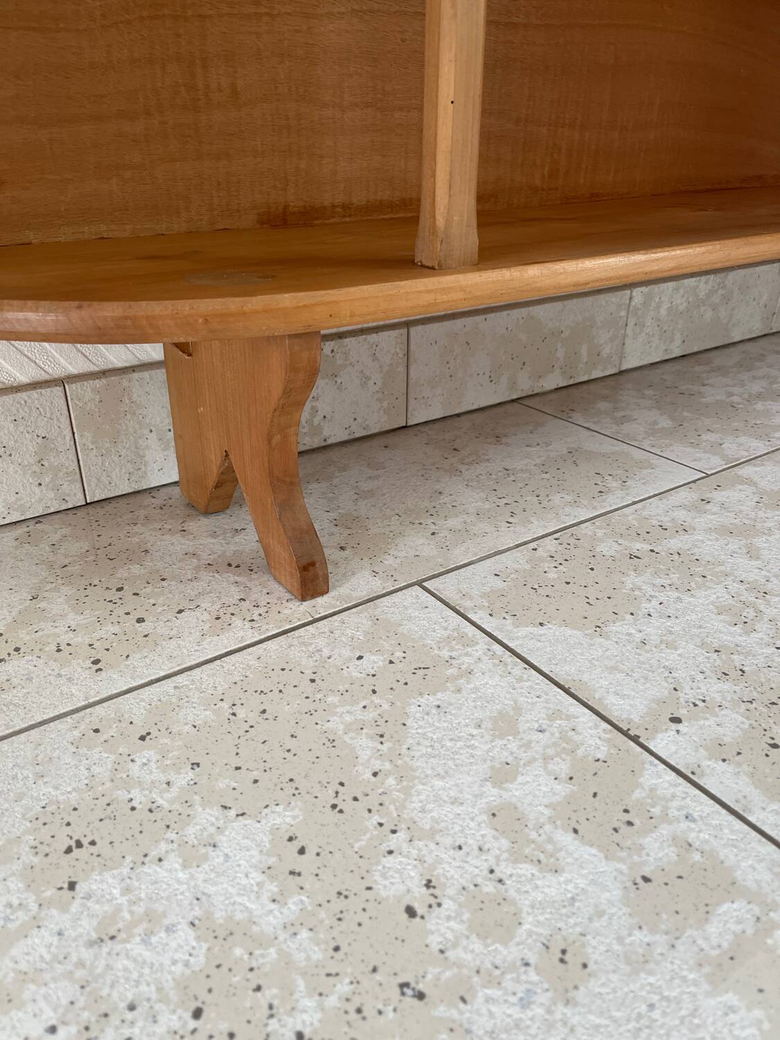 Corner bookcase shelf from the 60s ART DECO