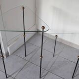 1950s glass display shelves