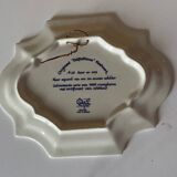 Delf Delfts plat peint main numerote 3/5000