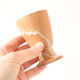 Set of 5 glasses on foot in sandstone, vintage