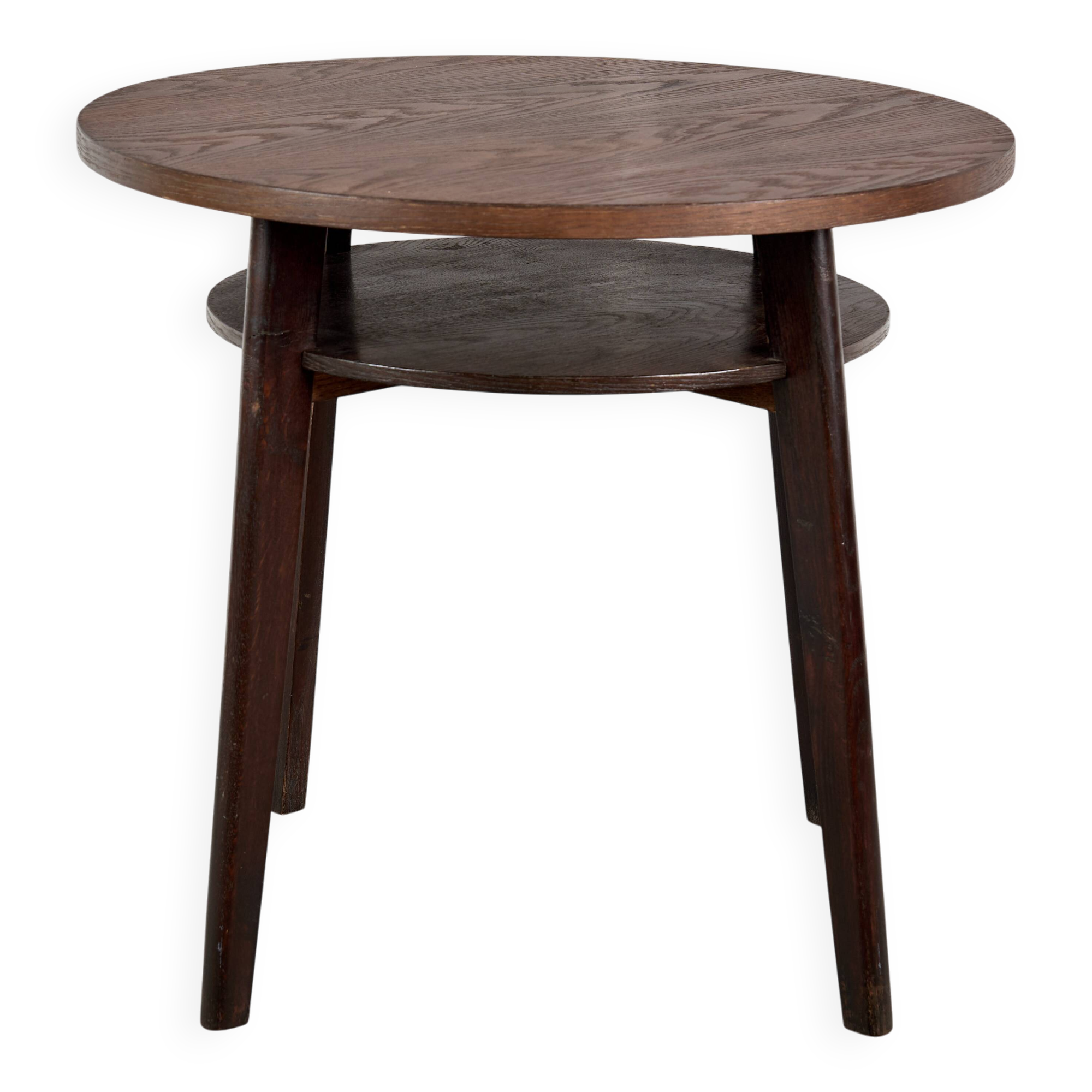 Vintage Round Coffee Table, 1960s, Czechoslovakia