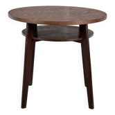 Table basse ronde vintage, années 1960, Tchécoslovaquie