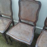 4 regency-style chairs