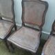 4 regency-style chairs