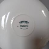 Set of 4 blue cups and saucers from Johnson Bros - England, 1970