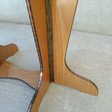 Oval table with formica flap