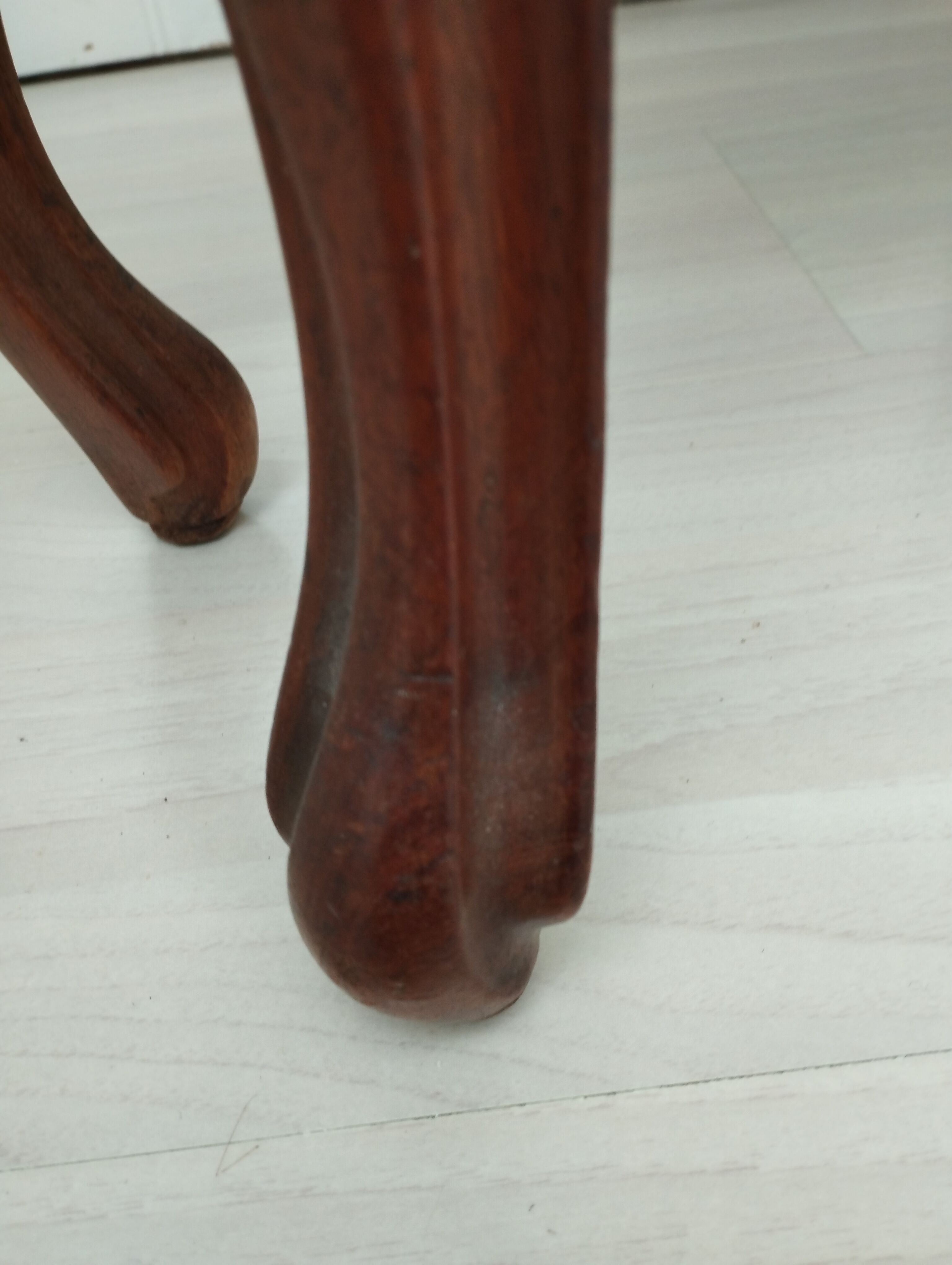 Pair of chairs Louis Philippe fabric seat