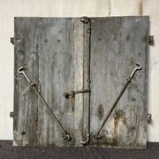 Pair of old shutters