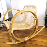 Rocking chair child design 70s