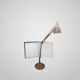 Philippe Starck Archimoon K lamp for Flos 1998 with red collar.