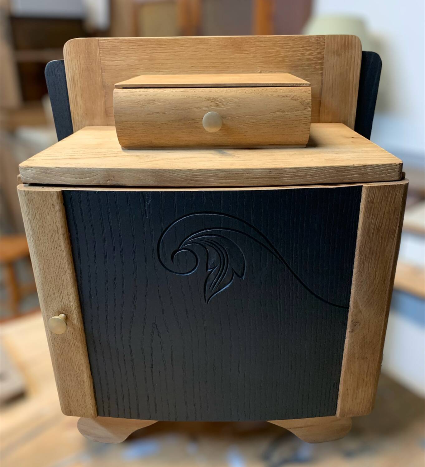 Art deco style bedside table