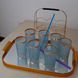 Support et verre à orangeade