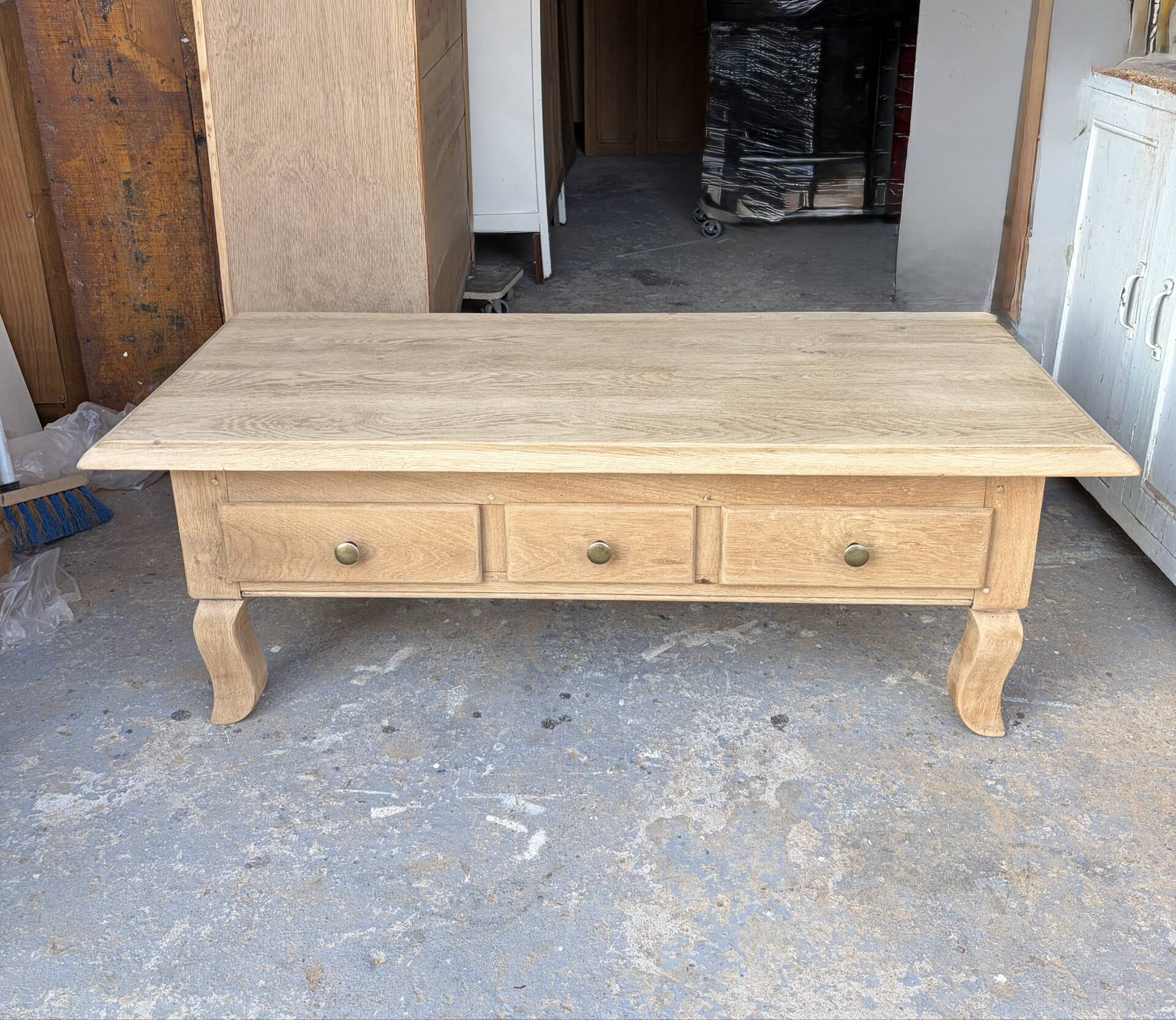 Oak coffee table