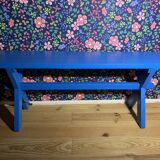 Farm bench - cobalt blue Portugal