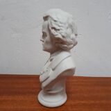 Bust Beethoven biscuit porcelain foot shower