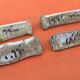 1920-1940 4 Knife holders Glazed ceramic from Nabeul, Tunisia