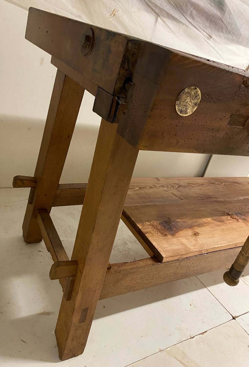 Carpenter's workbench from 1930