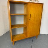 Armoire en bouleau moderniste du milieu du siècle par Coen De Vries pour Everest, années 1950