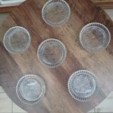 Set of six vontahe glass bottle rest
