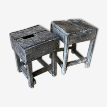 Duo of two stool