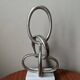 Handcrafted sculpture cast aluminum contemporary design abstract art