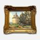 Landscape with a Dovecote - Watercolour from the 20th century