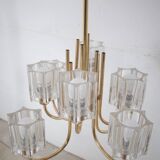 Lustre en Verre Cristal de Peill & Putzler, 1970s